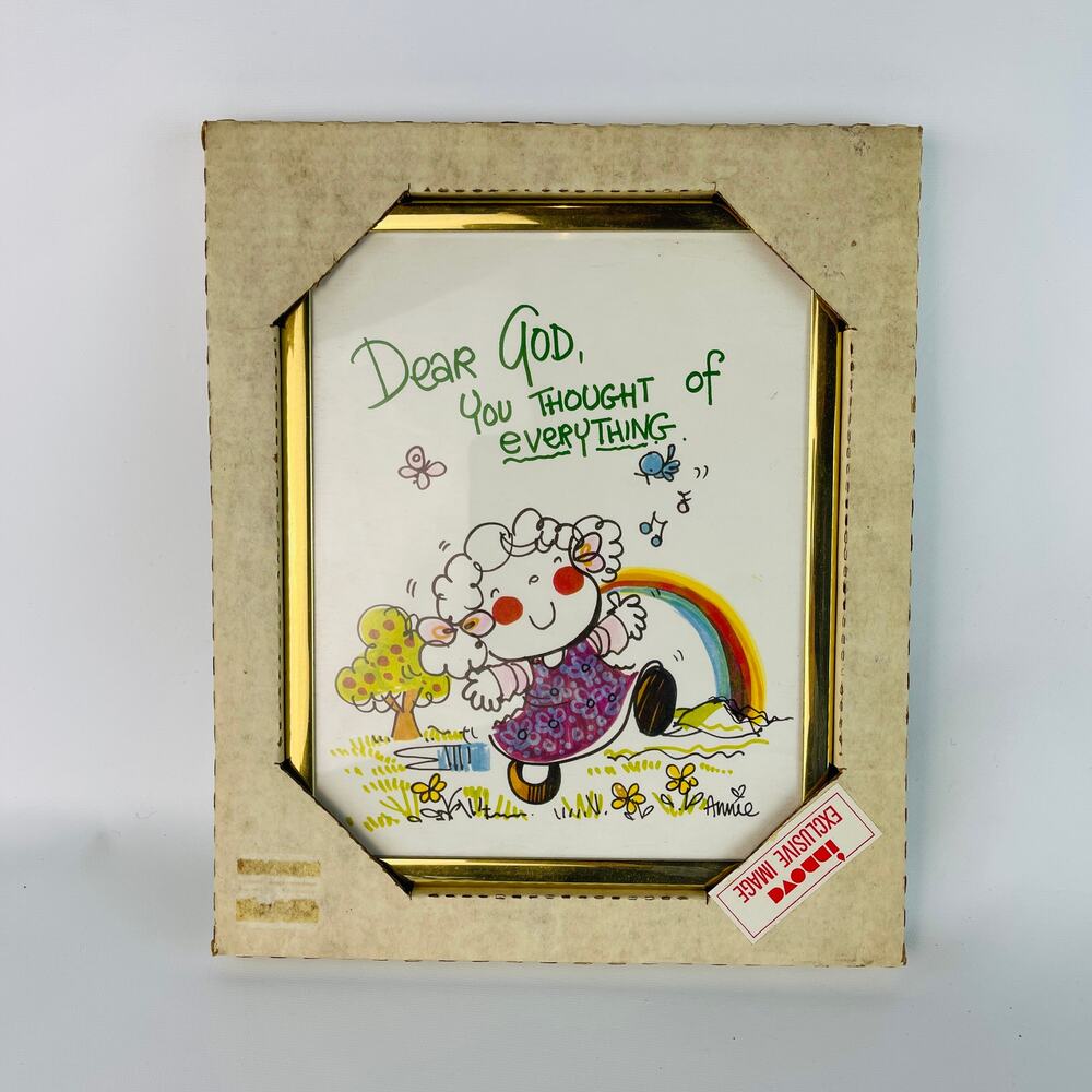 Innova Annie “Dear God, You Thought of Everything” Vintage Wall Plaque
